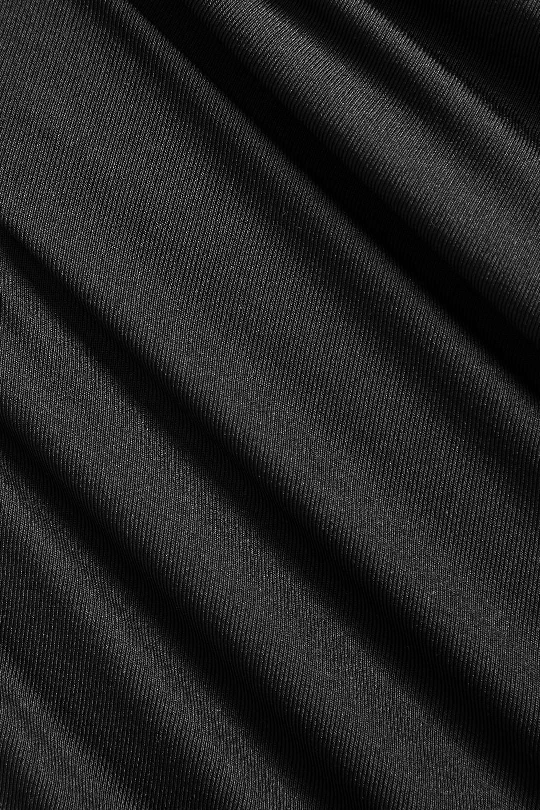 Kontrast Fırfır Yaka Mini Elbise