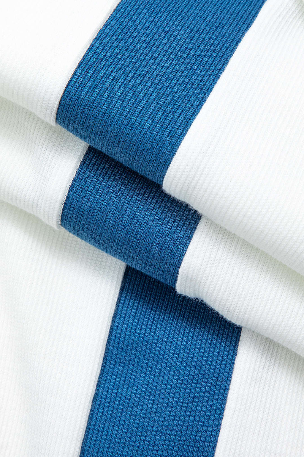 Renk Bloklu V Yaka Ribana Kesik Maxi Elbise