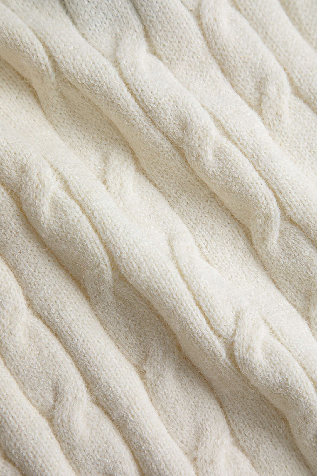 Örgü Denim Gömlek Yaka Uzun Kollu Üst