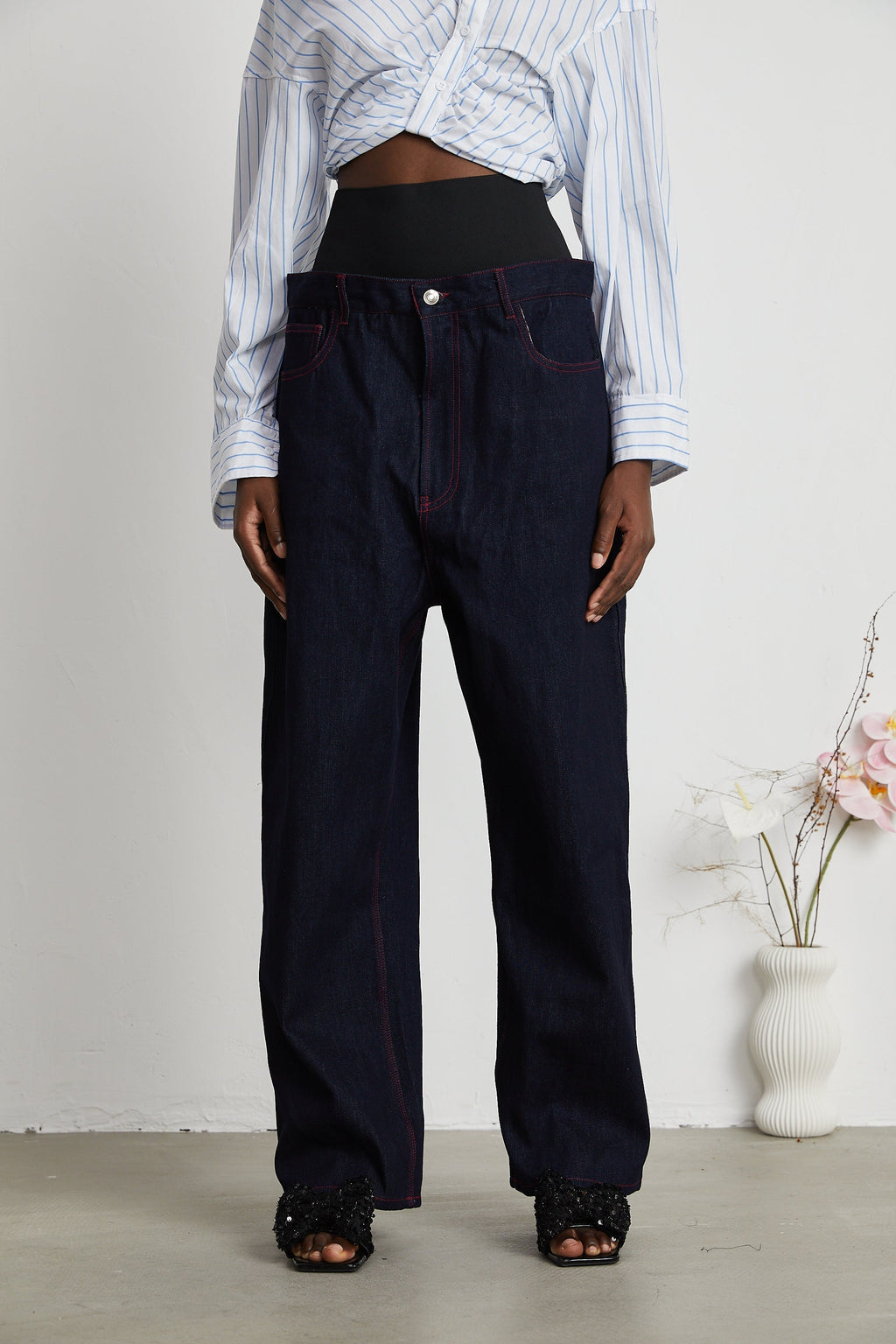 Korska streç kot pantolon