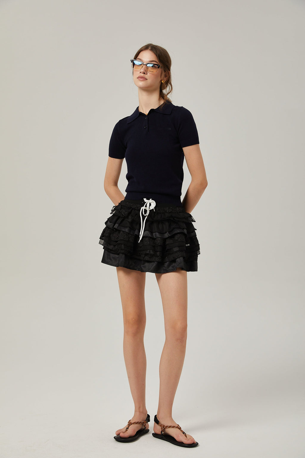 Émmanuelle Katmanlı Evaze Etek