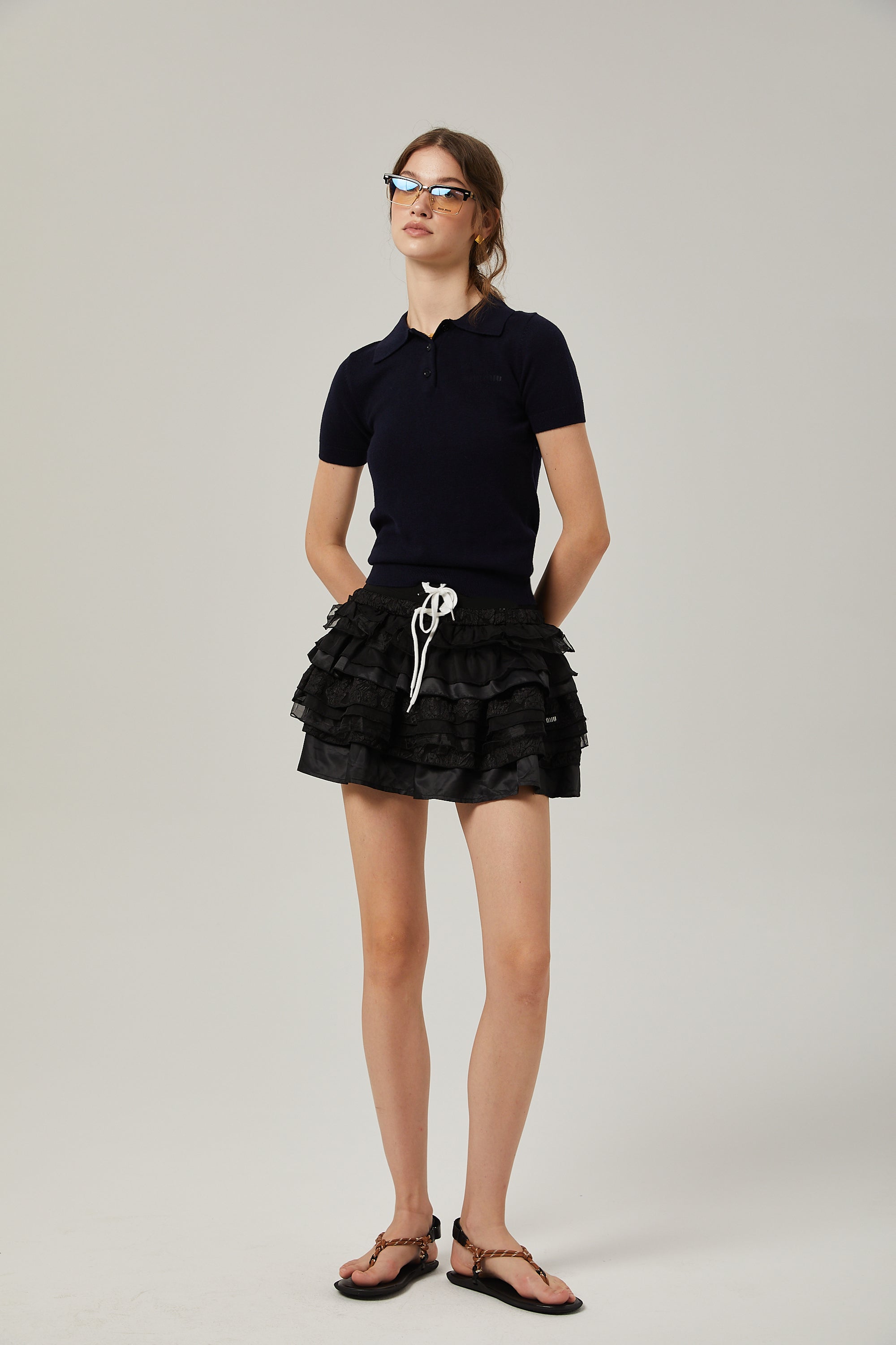 Émmanuelle Katmanlı Evaze Etek