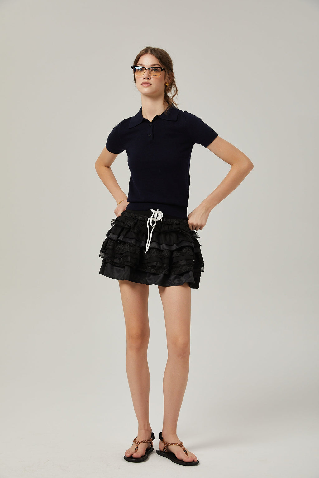 Émmanuelle Katmanlı Evaze Etek