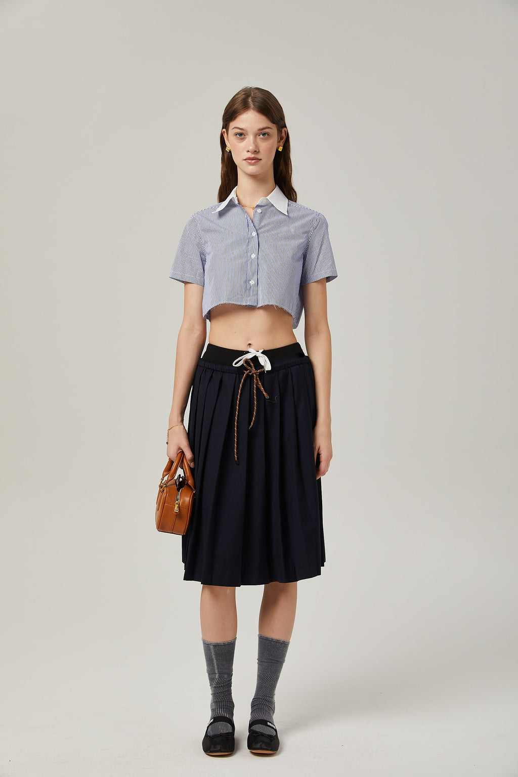 Madeleine A-Line Pilili Etek (Midi Boy)