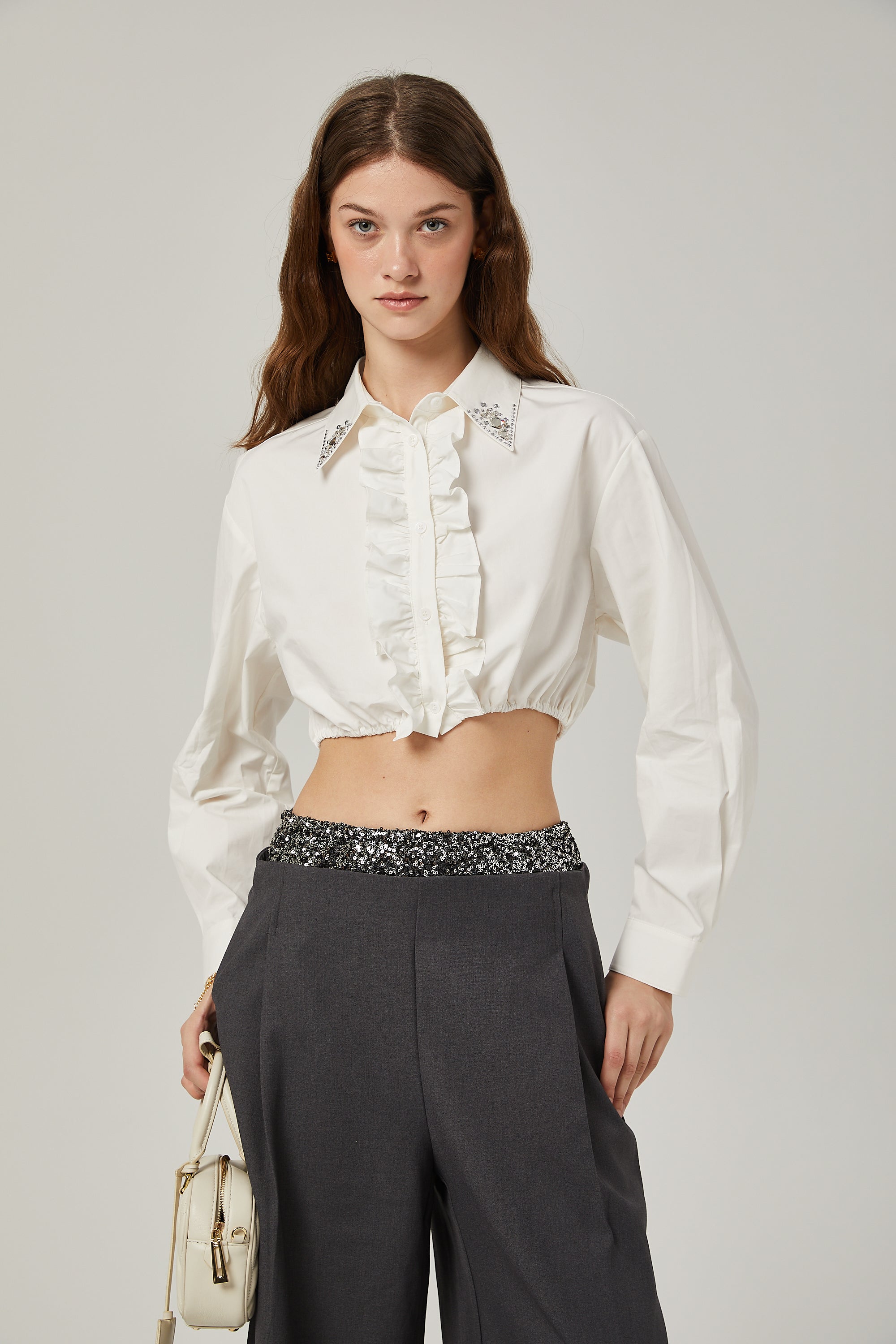 Éléonore süsleme pantolon