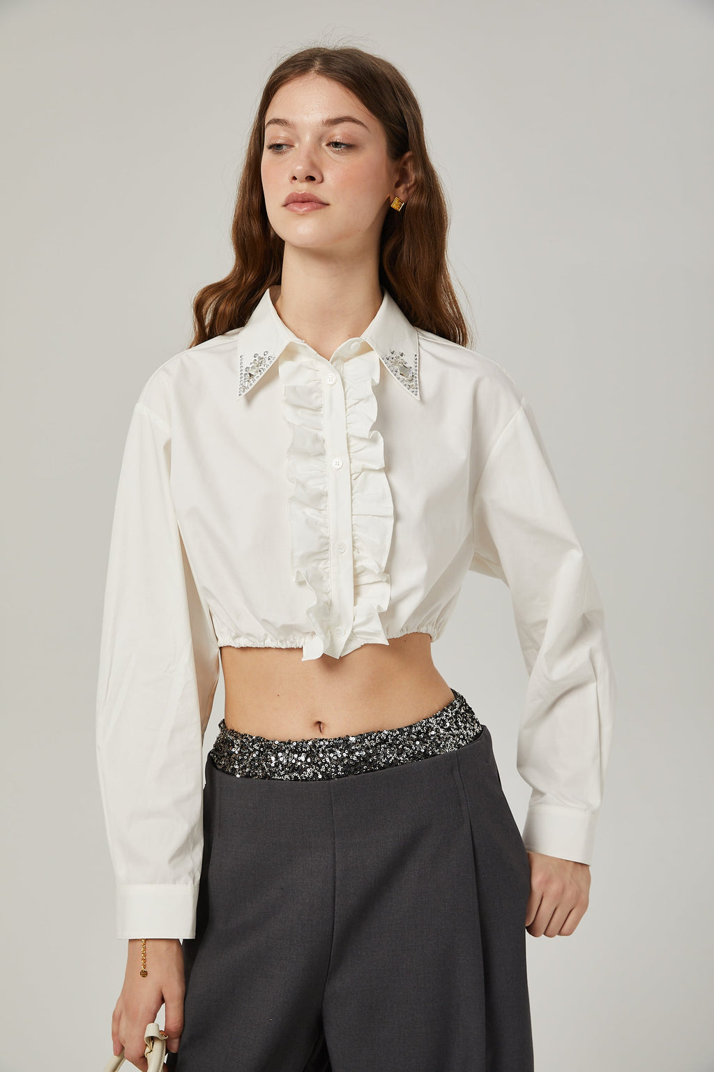 Éléonore süsleme pantolon