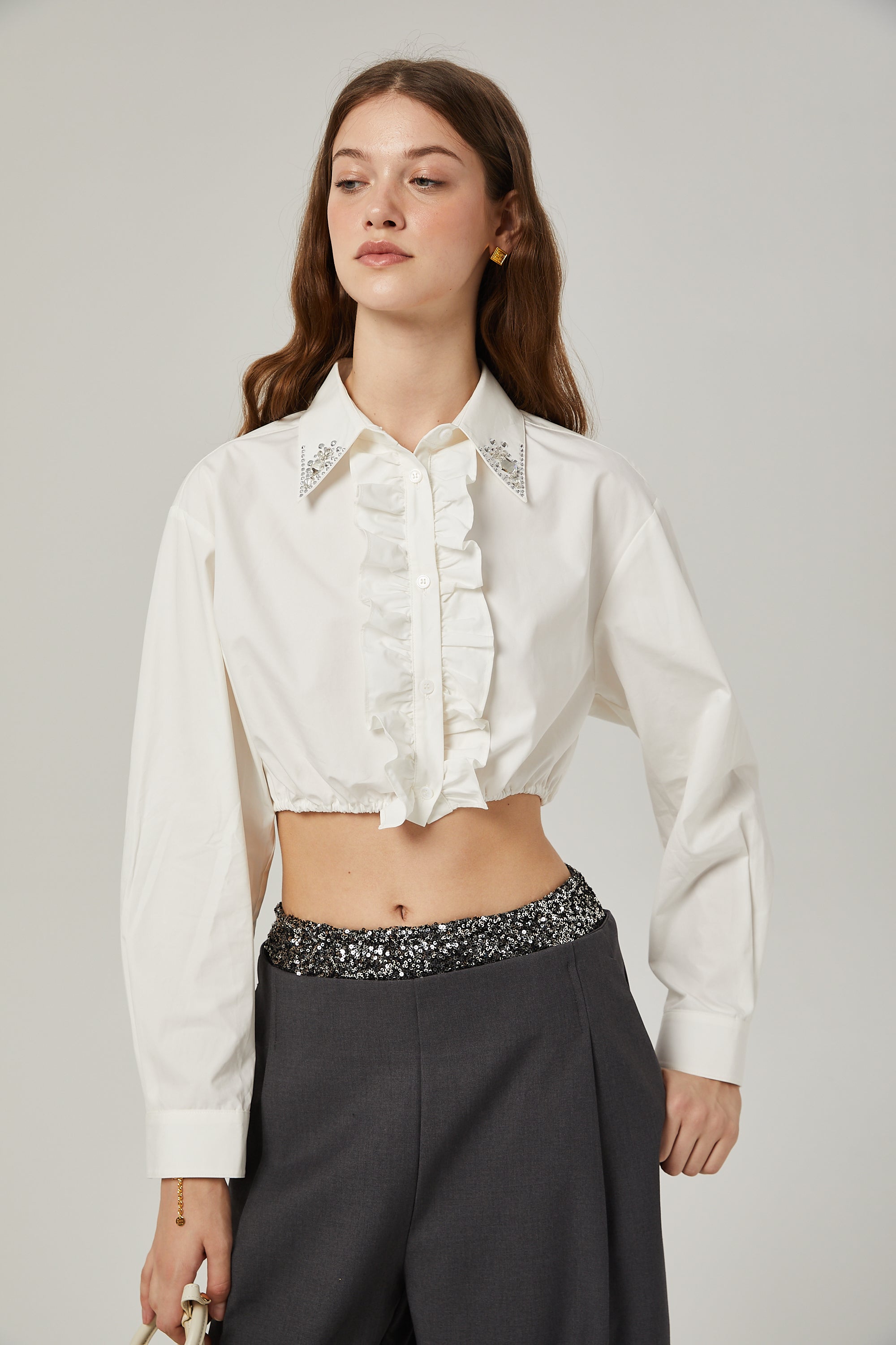 Éléonore süsleme pantolon