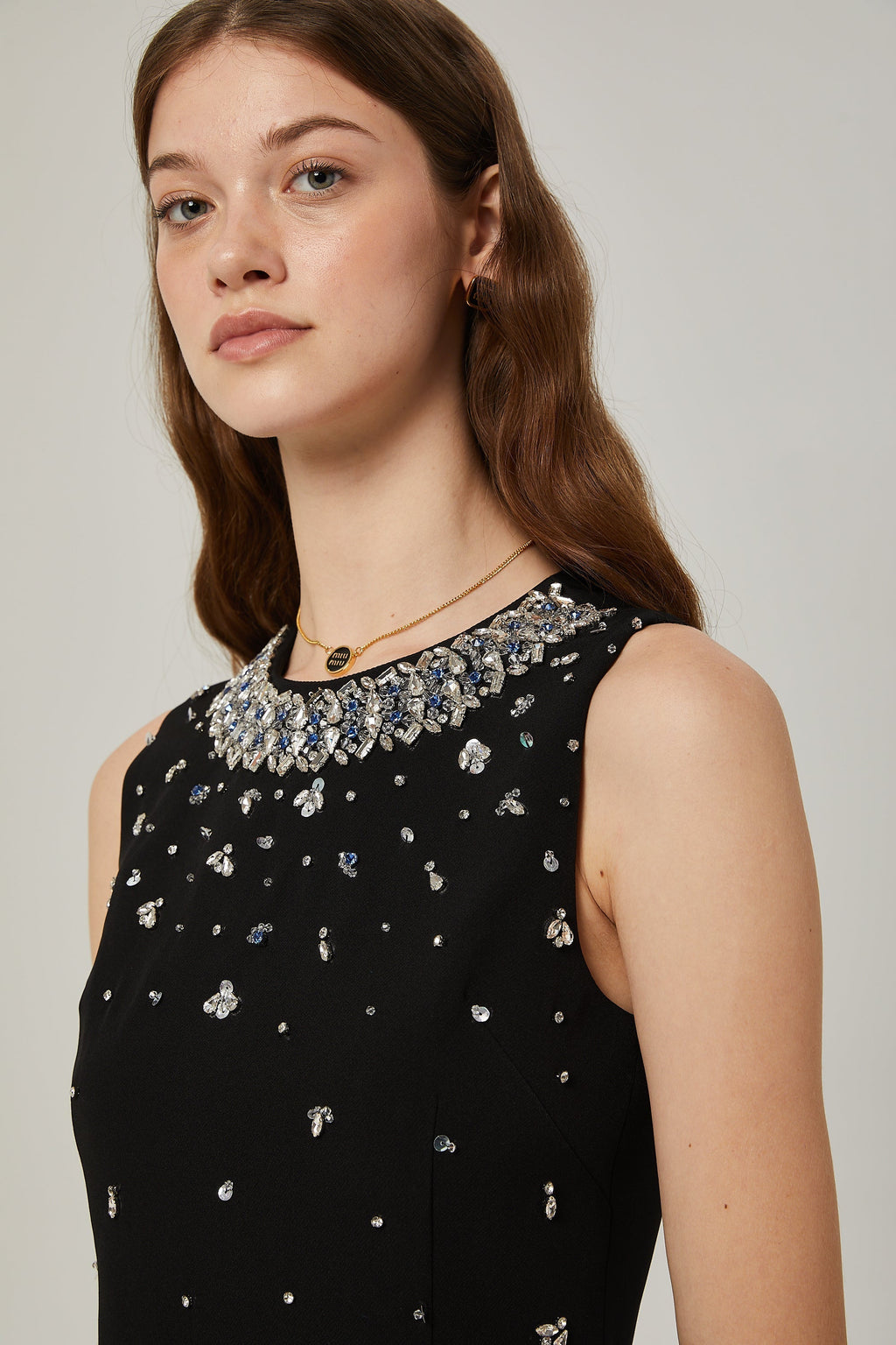 Jalena kristal mini elbise