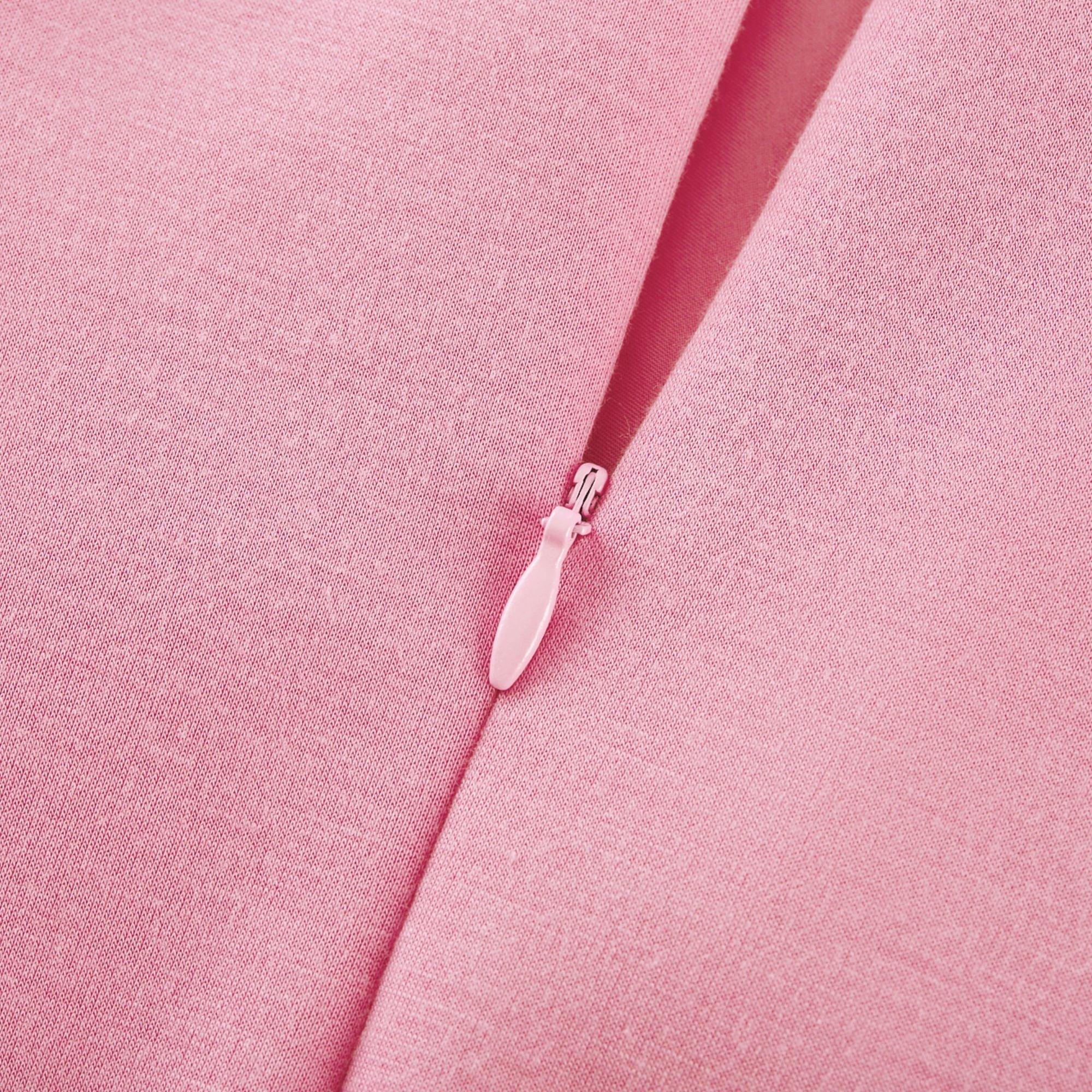 Blossom Symphony Çiçek Detaylı Pembe Maxi Elbise