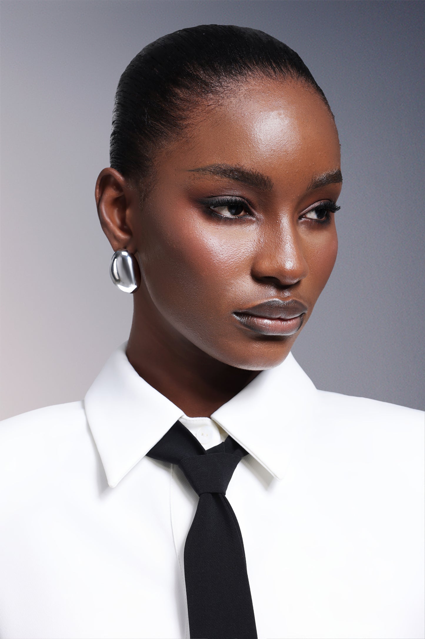 Riza Elips Metal Küpe