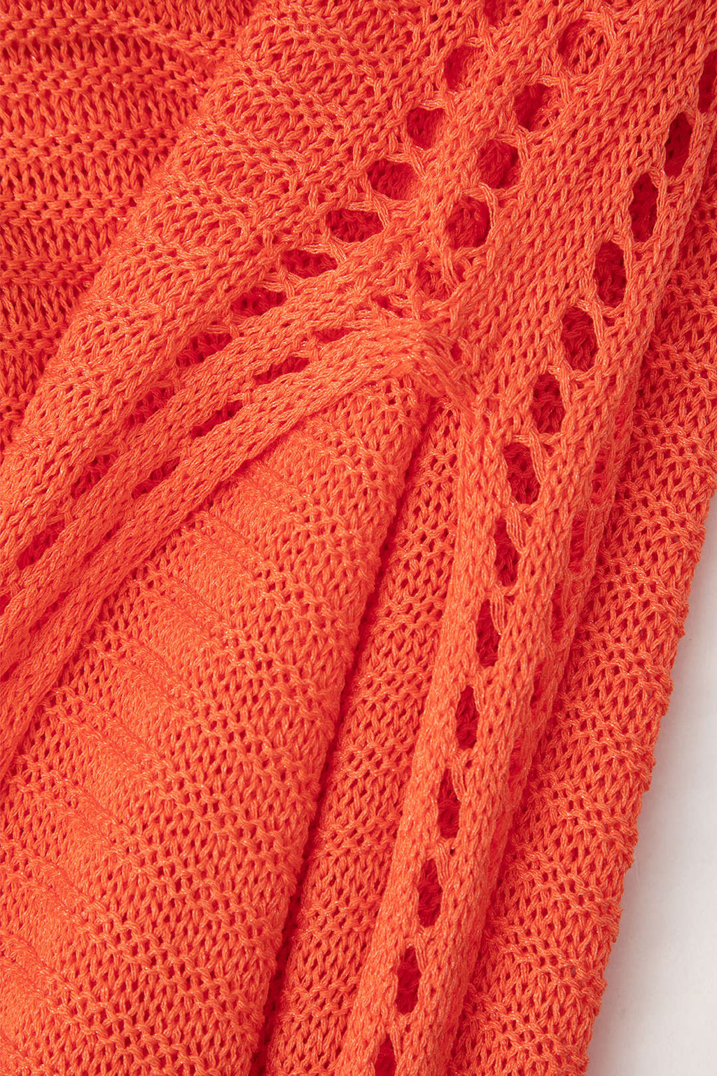 Kenar Kesimi Açık Örgü Sırt Dekolteli Halter Maxi Elbise