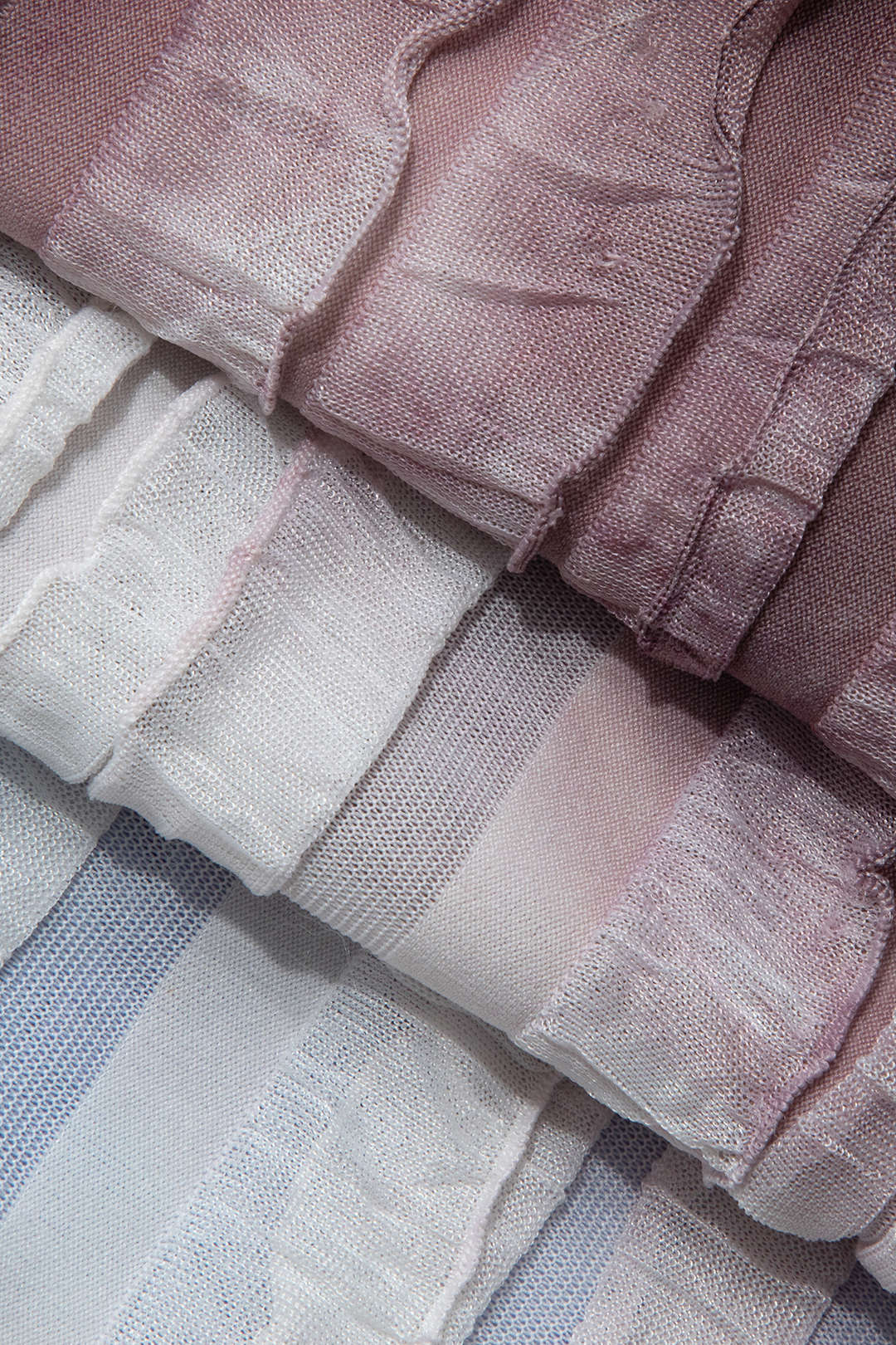 Şeffaf Volanlı Doku Halter Sırt Açık Maxi Elbise