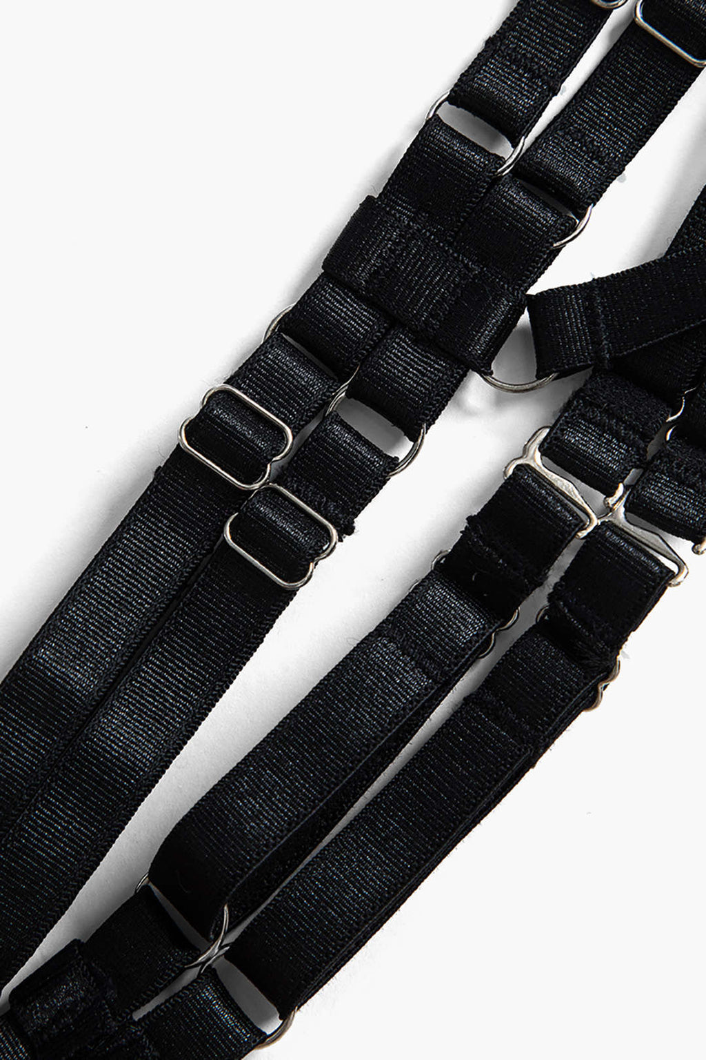 Leopar Desenli Sırt Dekolteli Kuşaklı İç Giyim Garter Seti