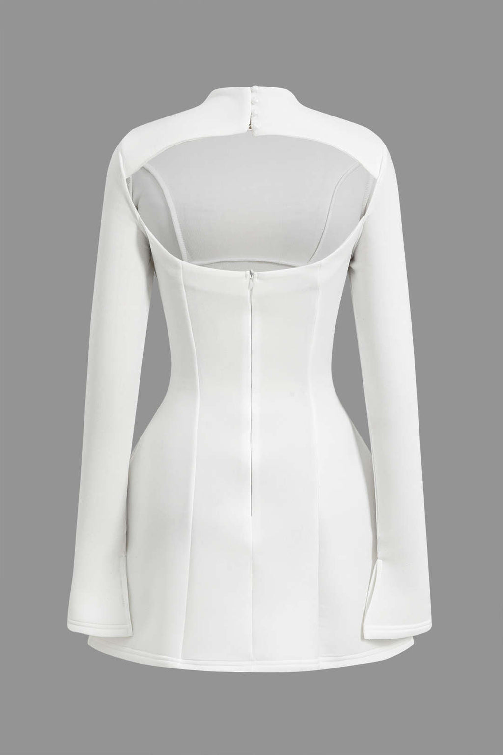 Sırt Dekolteli Mini Elbise