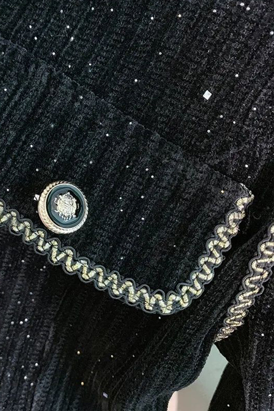 Siyah Uzun Kollu Zarif Ribana Elbise