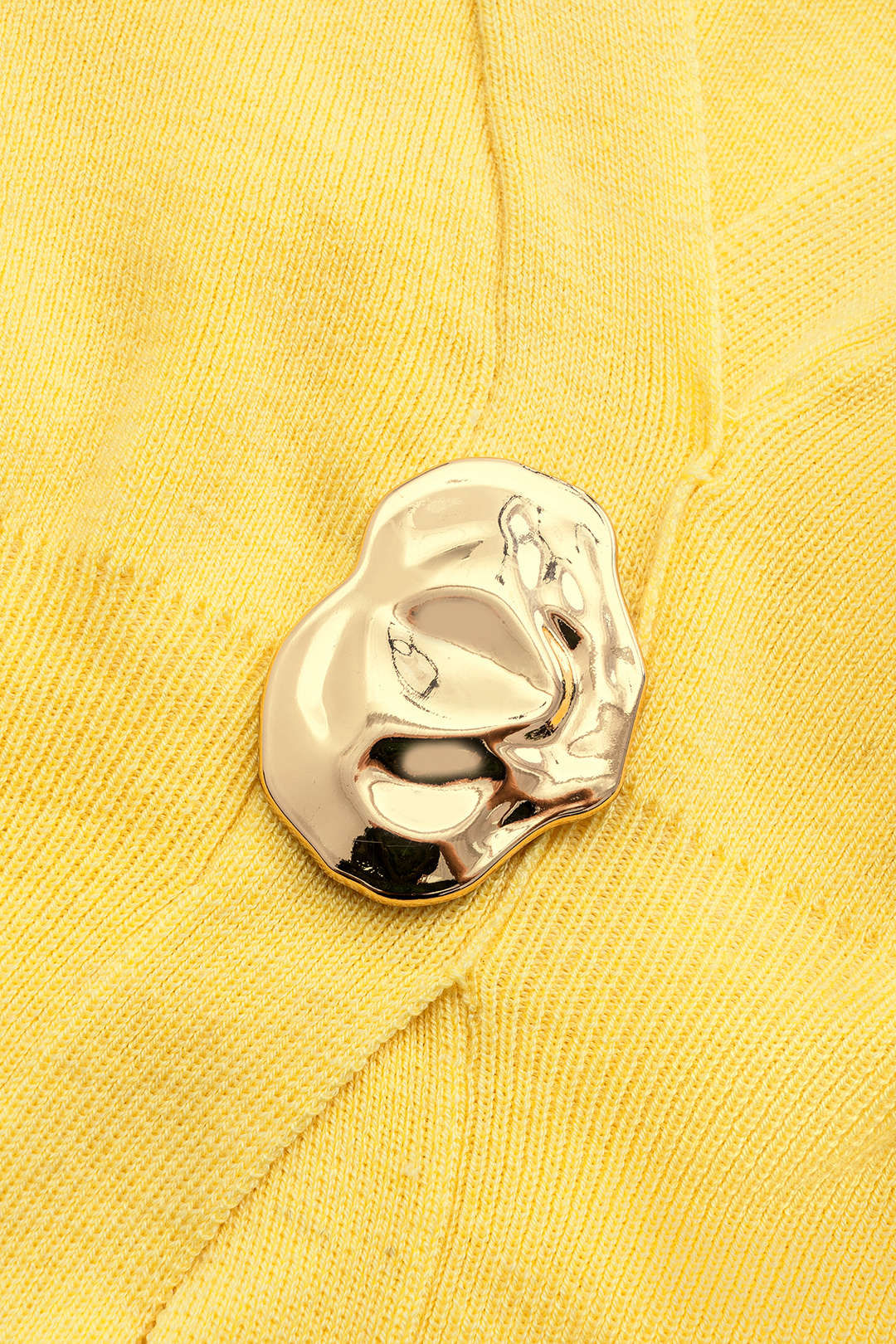 Triko Düğmeli Kolsuz Bluz