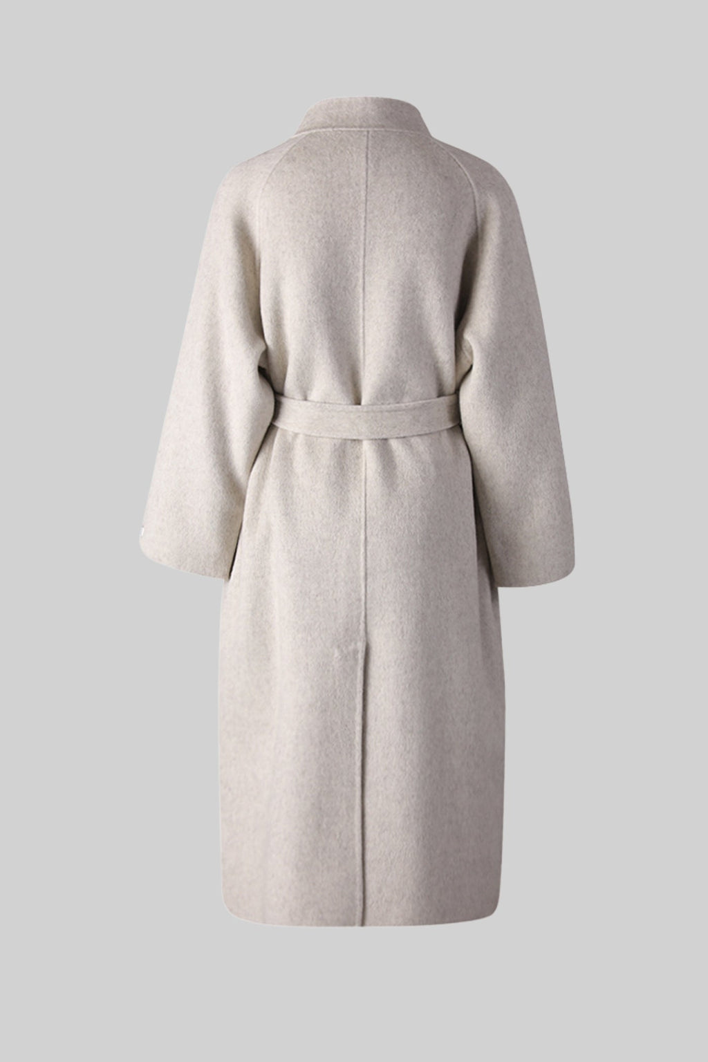 Kuşaklı Midi Boy Kaşe Palto