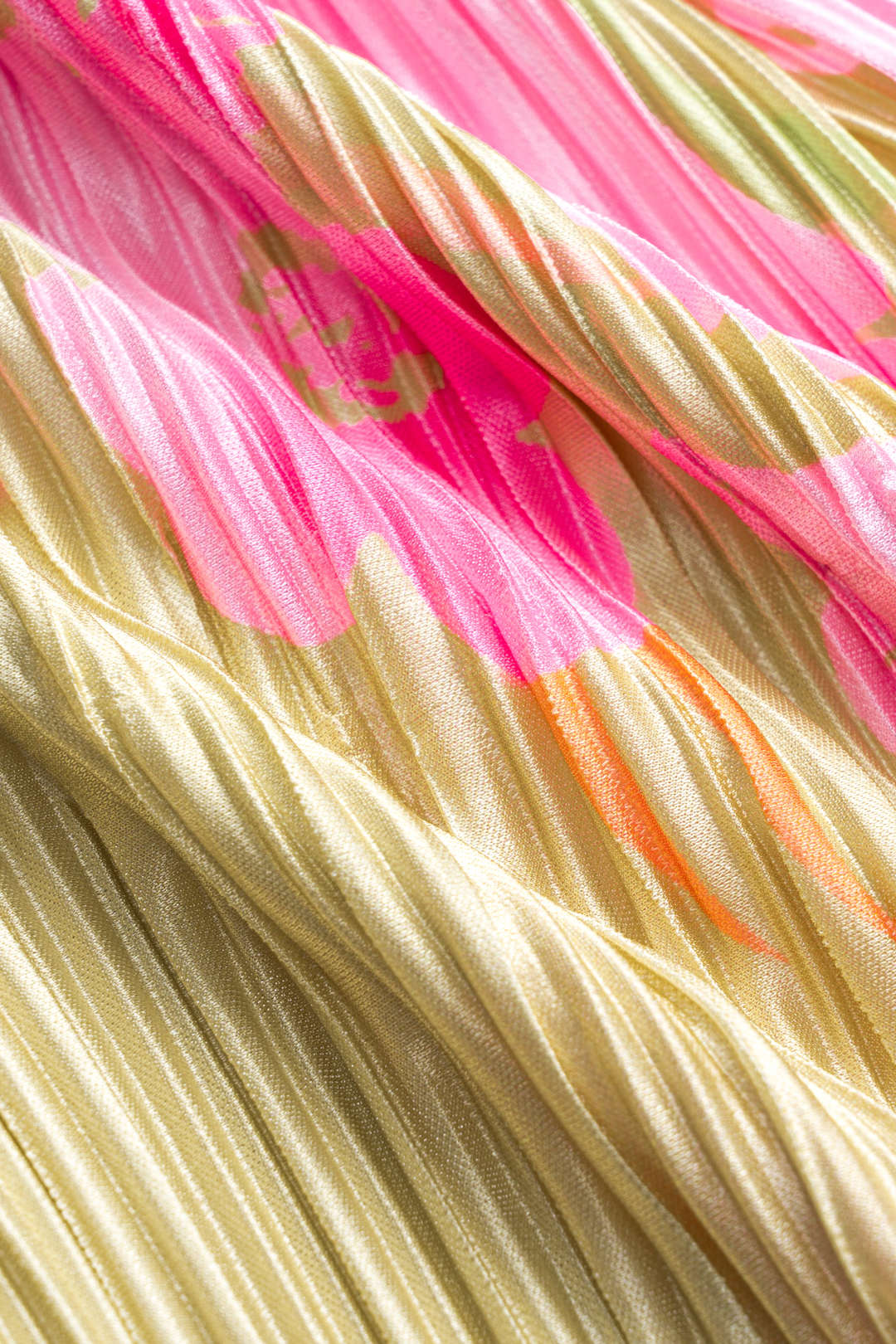 Çiçek Desenli Plise Geri Bağlamalı Straplez Maxi Elbise