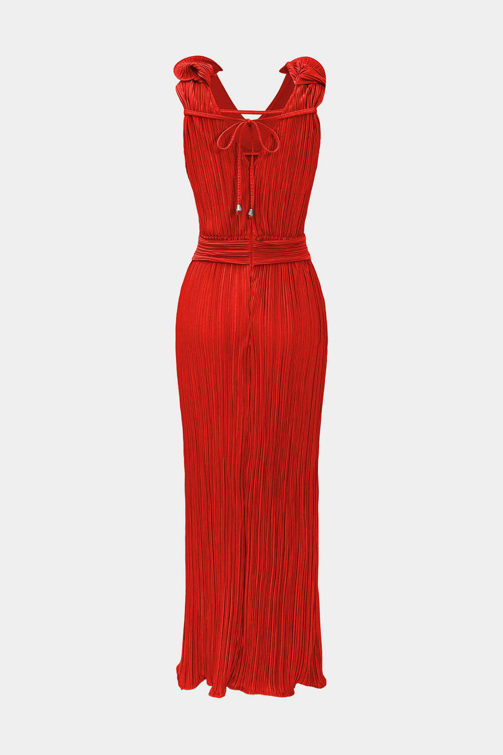 3D Çiçek Desenli V Yaka Midi Elbise