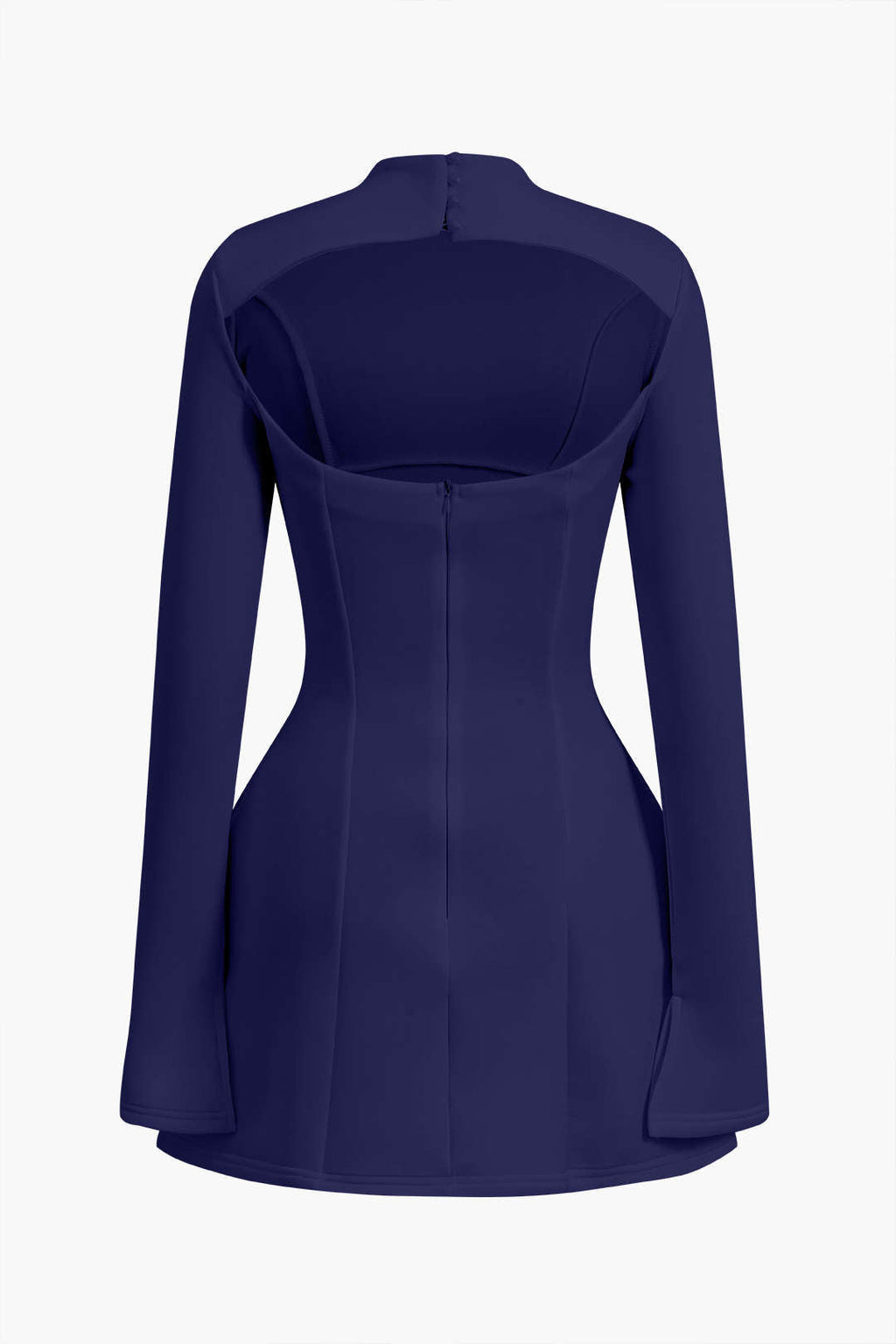 Sırt Dekolteli Mini Elbise