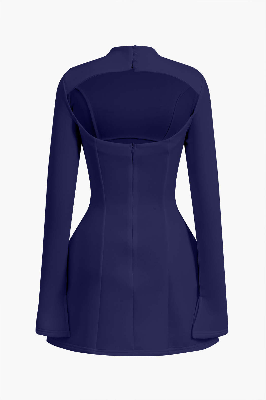 Sırt Dekolteli Mini Elbise