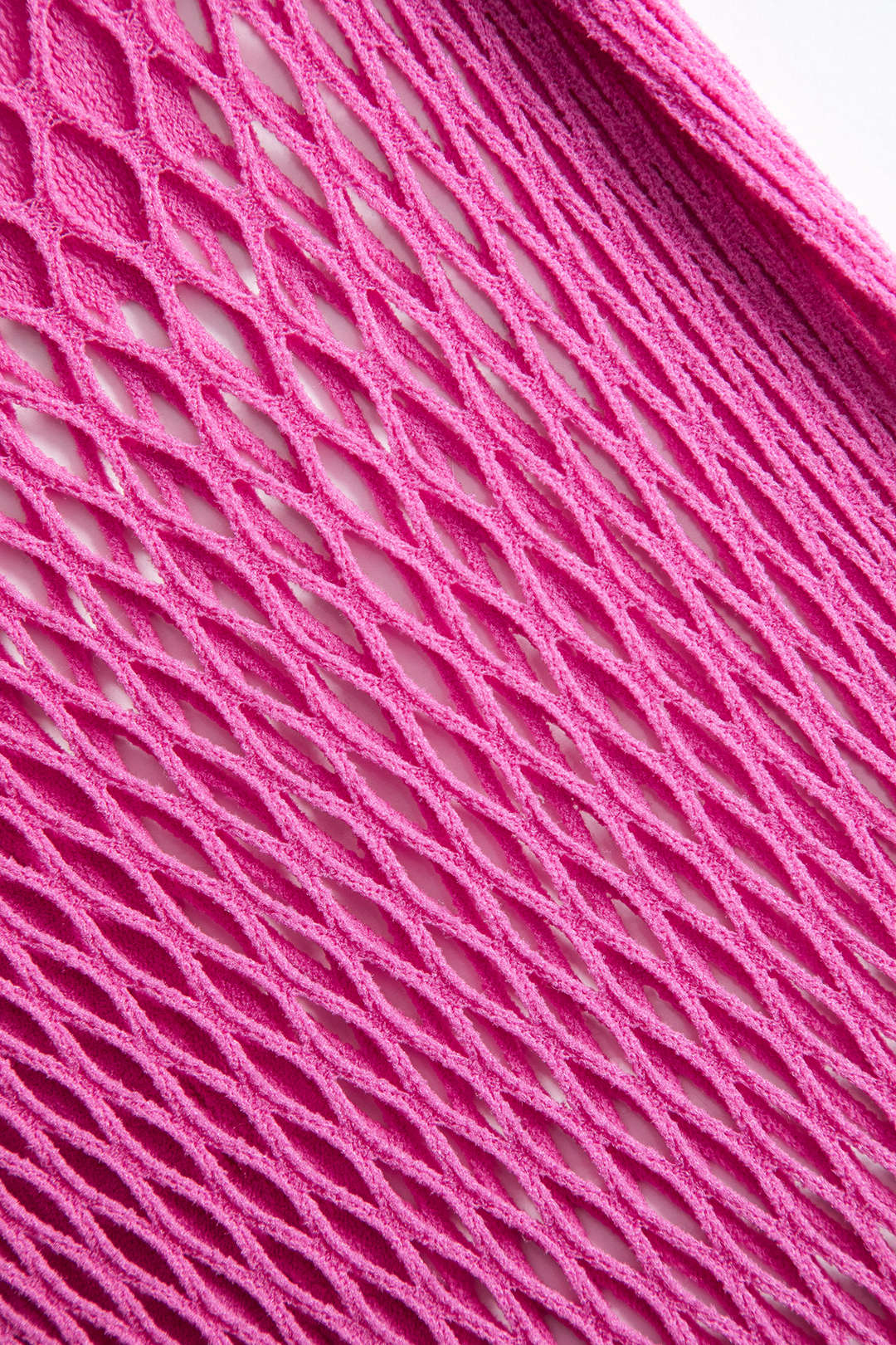 Örgü Kesik Şeffaf Kısa Kol Elbise