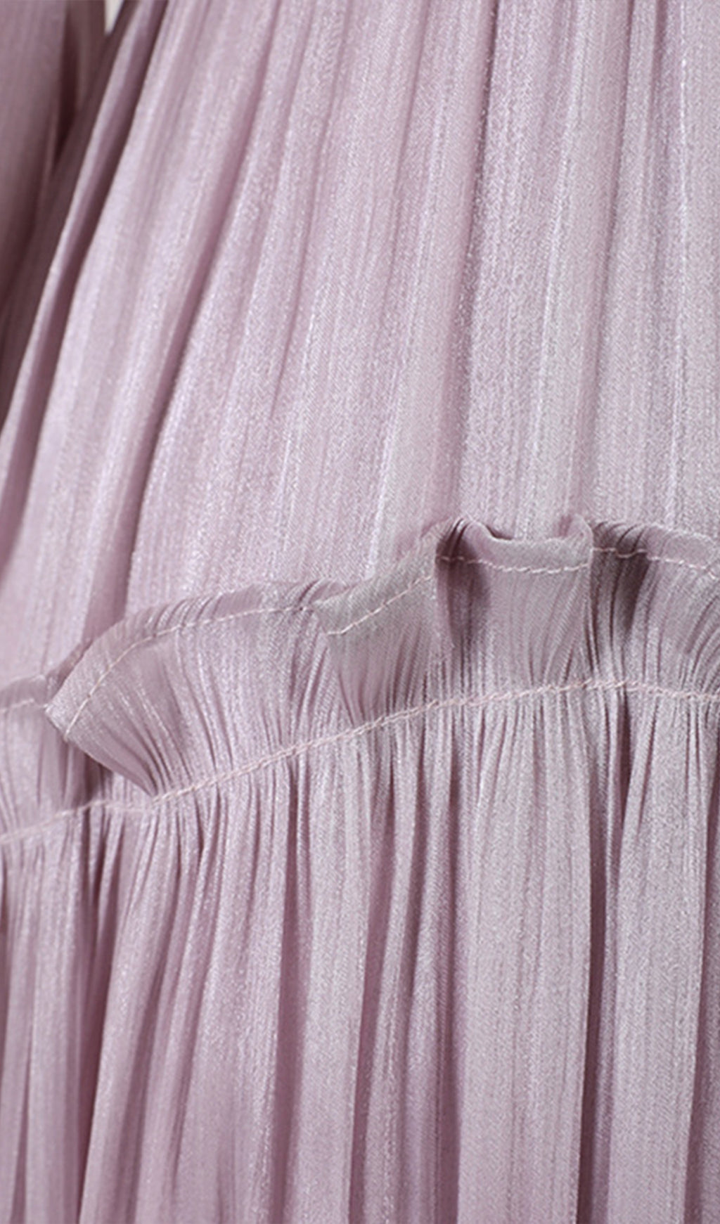 Diamanté Zincirli Pileli Midi Elbise