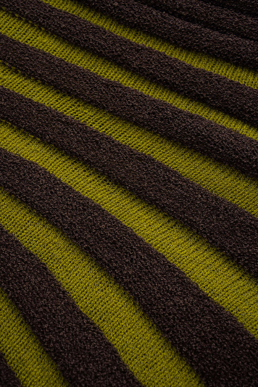 Örgü Kontrast V Yaka Düğmeli Kolsuz Elbise