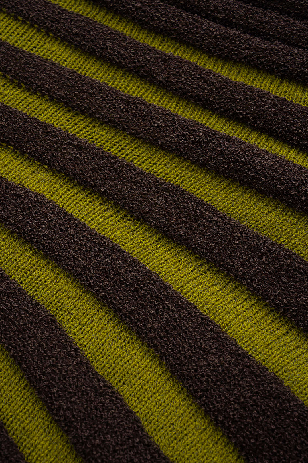 Örgü Kontrast V Yaka Düğmeli Kolsuz Elbise