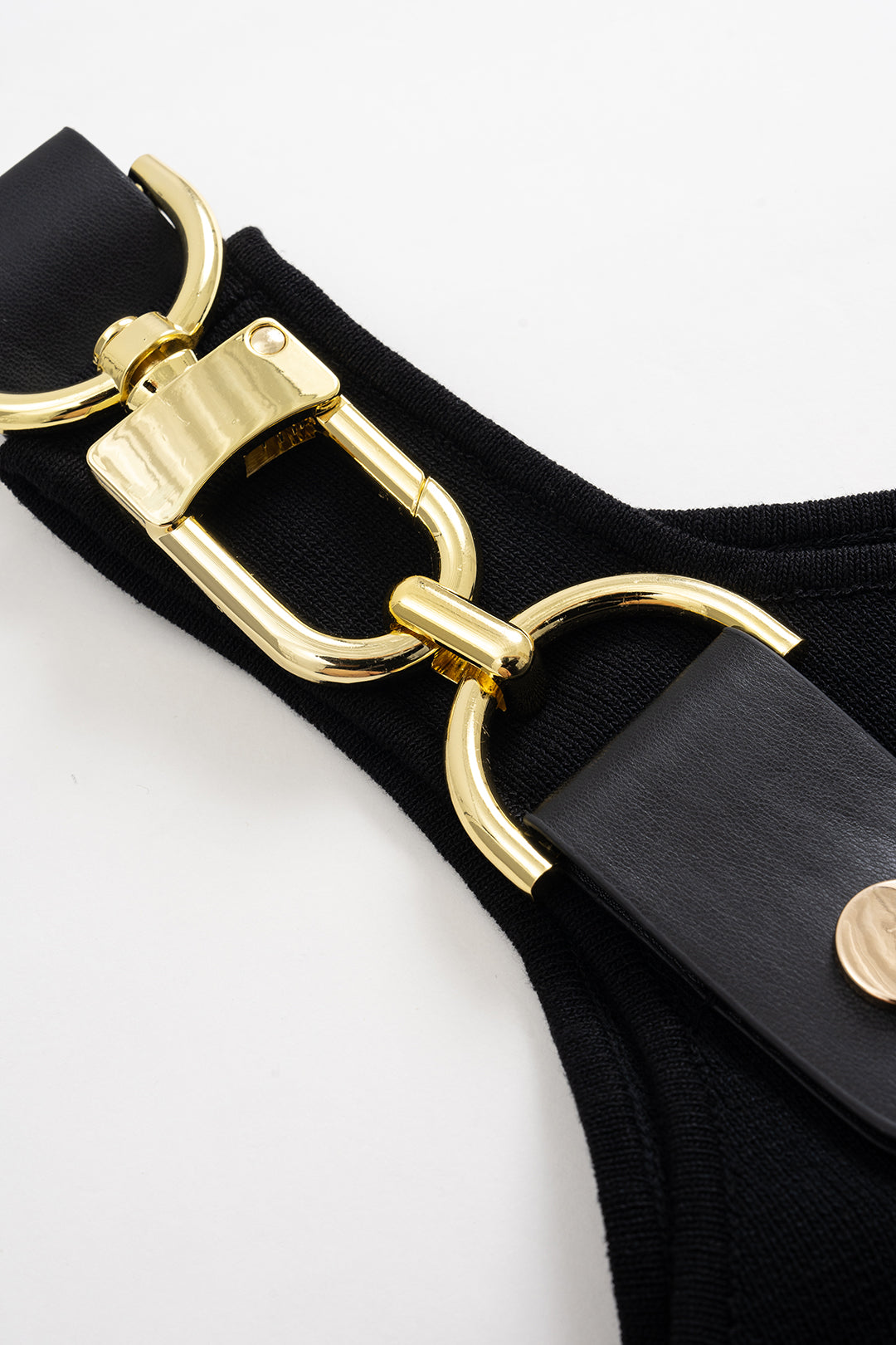 Örgü Metalik Asimetrik Kolsuz Bluz