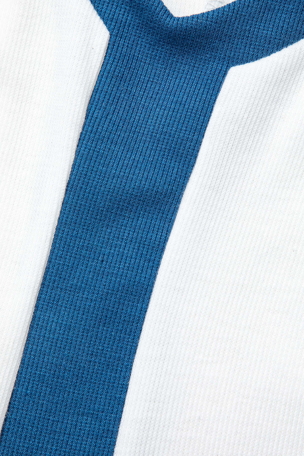 Renk Bloklu V Yaka Ribana Kesik Maxi Elbise