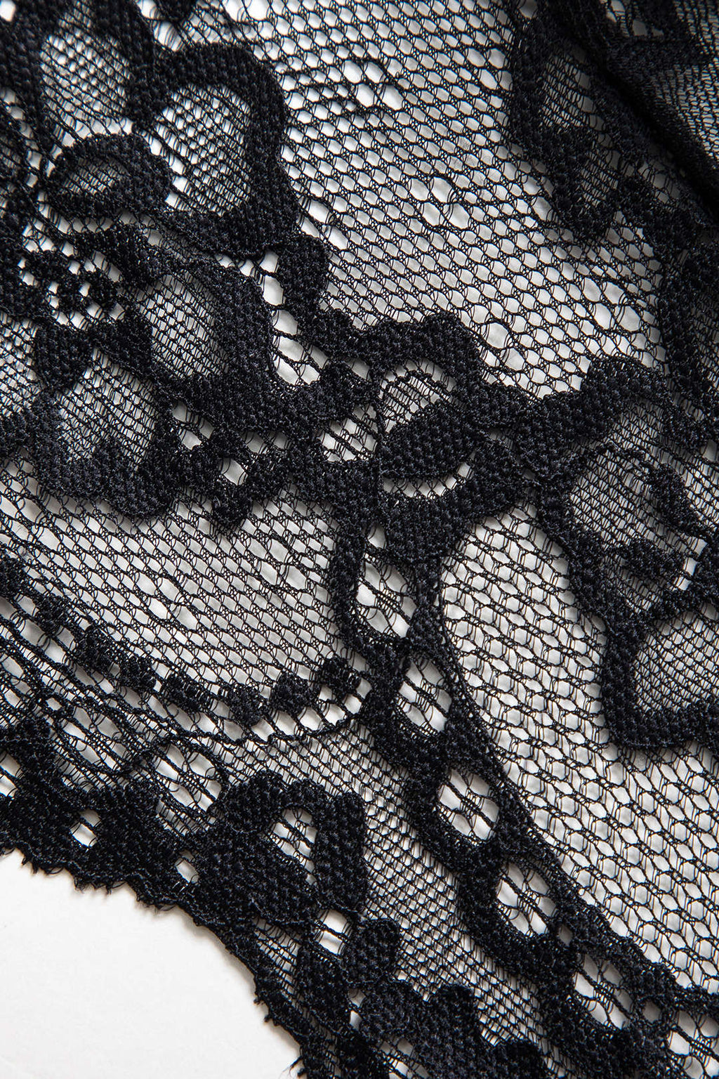 Dantel Metalik Zincir Kesik Detaylı Şeffaf İç Giyim Garter Seti