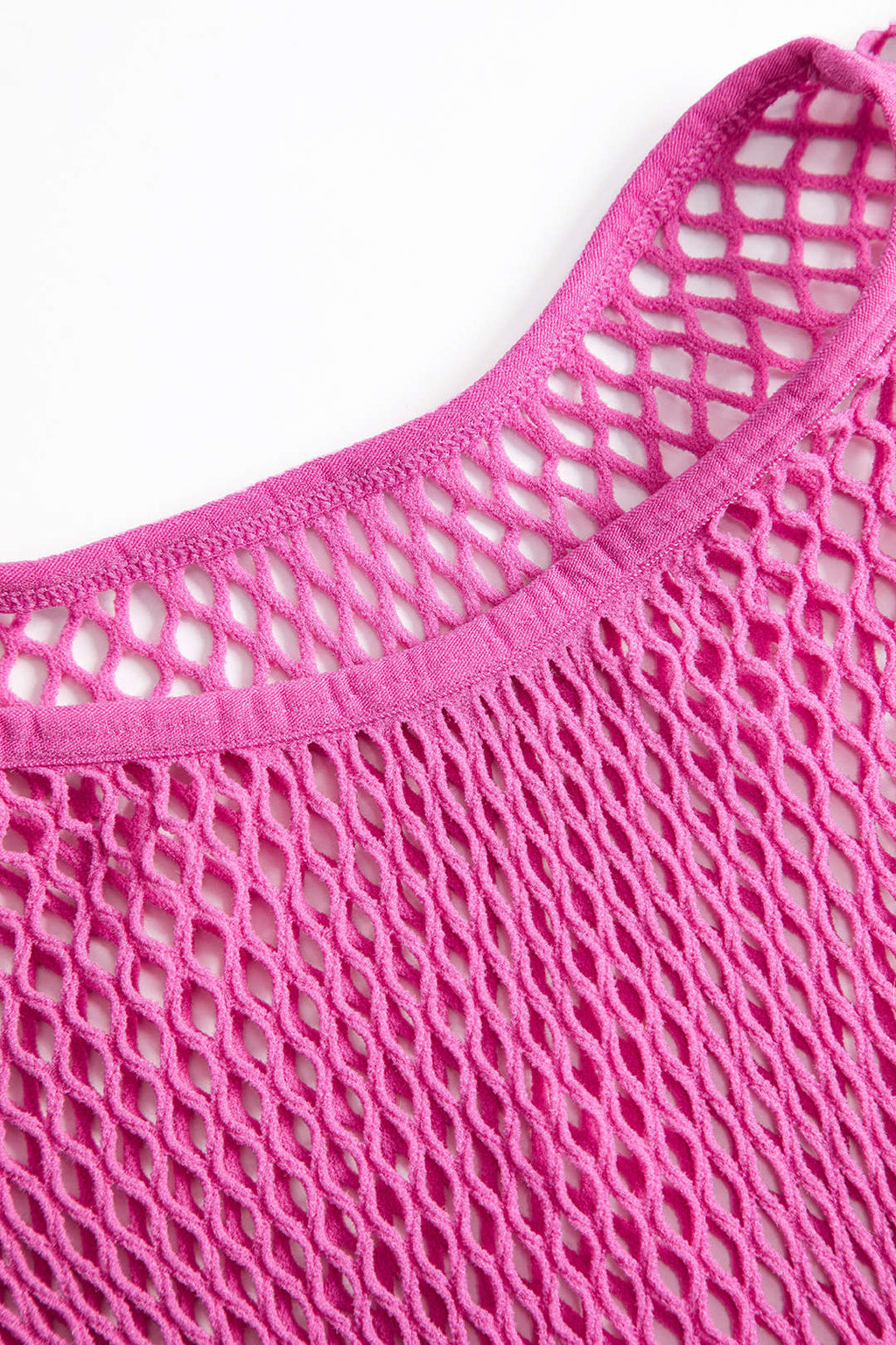 Örgü Kesik Şeffaf Kısa Kol Elbise