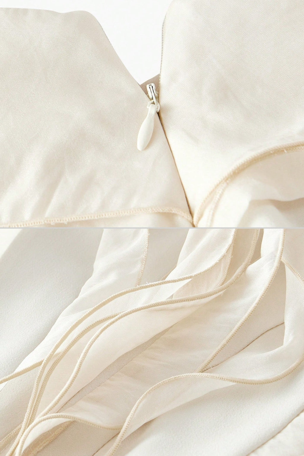 Fırfırlı Tasarımlı Kat Kat Şeffaf Mini Elbise