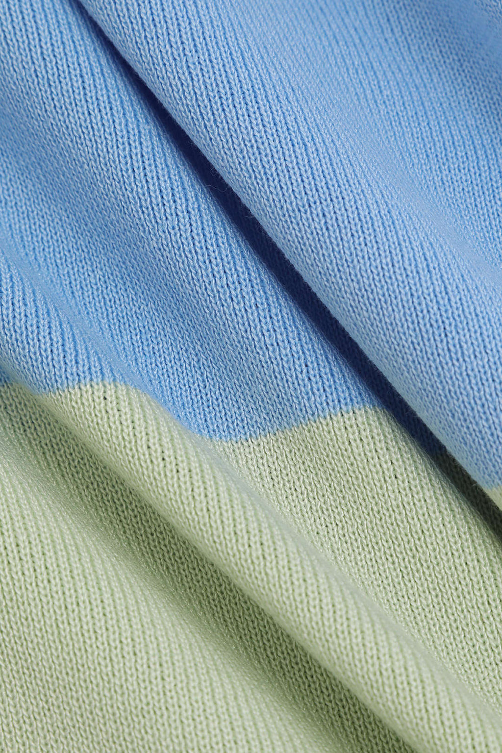 Çok Renkli Çizgili Triko Sırt Açık Maxi Elbise