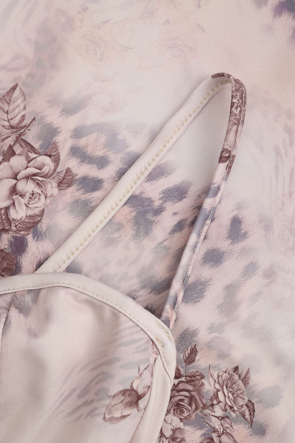 Kaplan Desenli Çiçek Baskılı Bustiyer Kayma Maxi Elbise