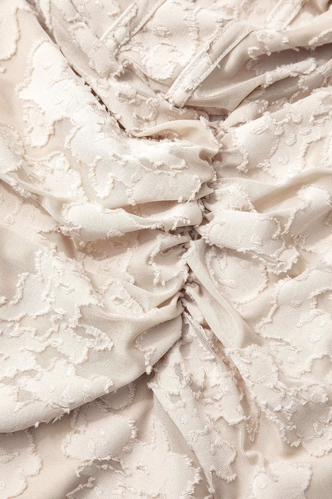 Çiçek Desenli Asimetrik Kenar Kıvrılmış Deniz Kızı Kolsuz Midi Elbise