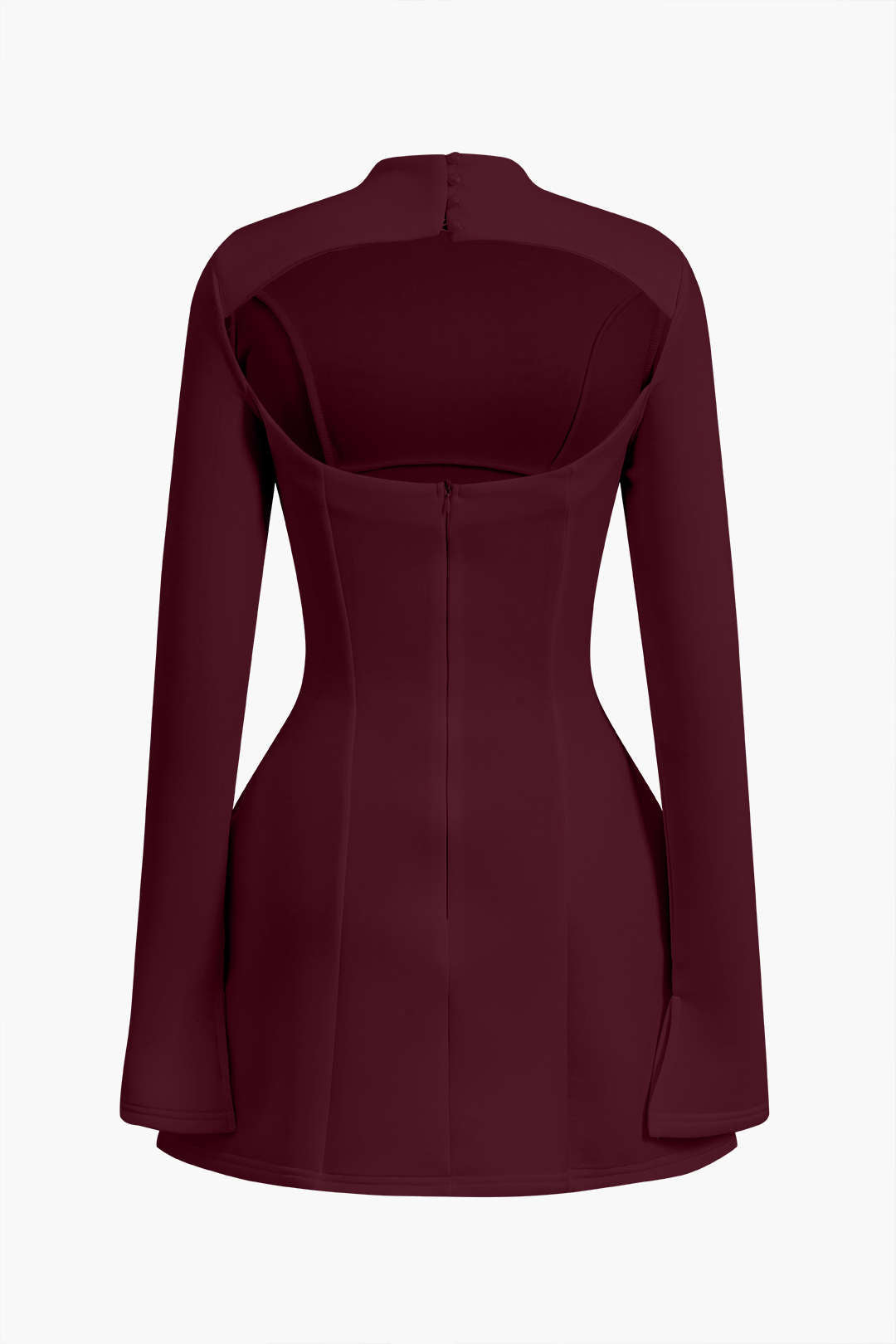 Sırt Dekolteli Mini Elbise