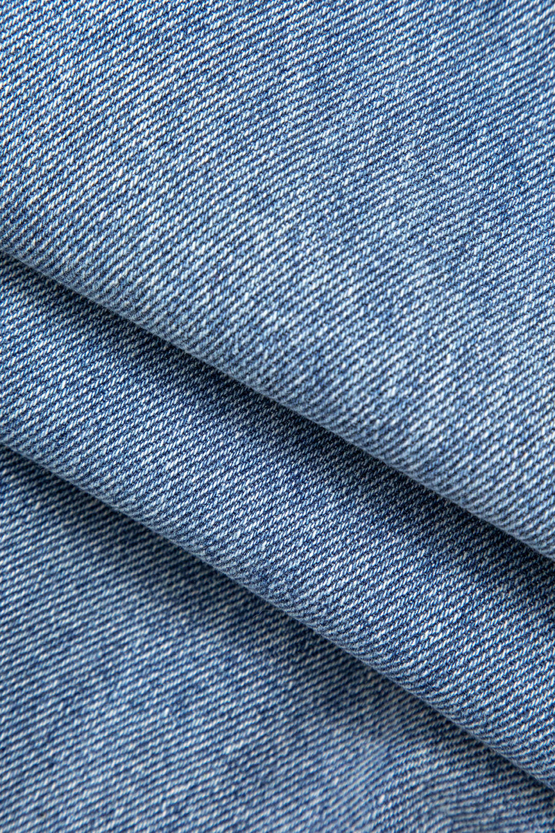 Denim Patchwork Düz Paça Kot