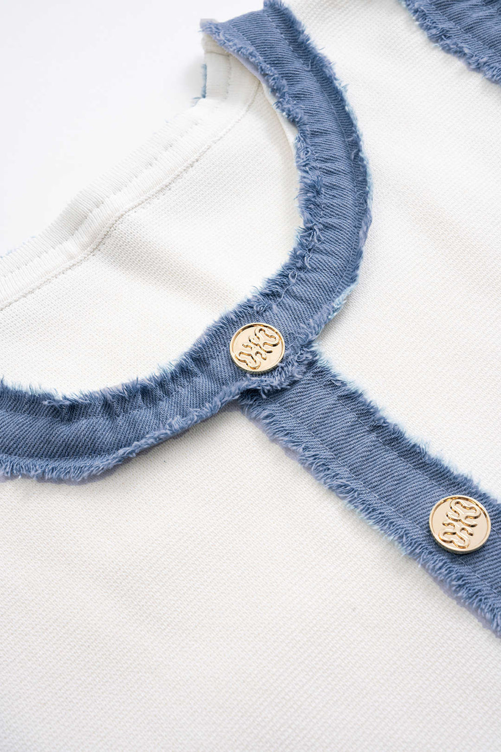 Triko Metalik Düğmeli Patiş İşlemeli Kolsuz Kazak Elbisesi