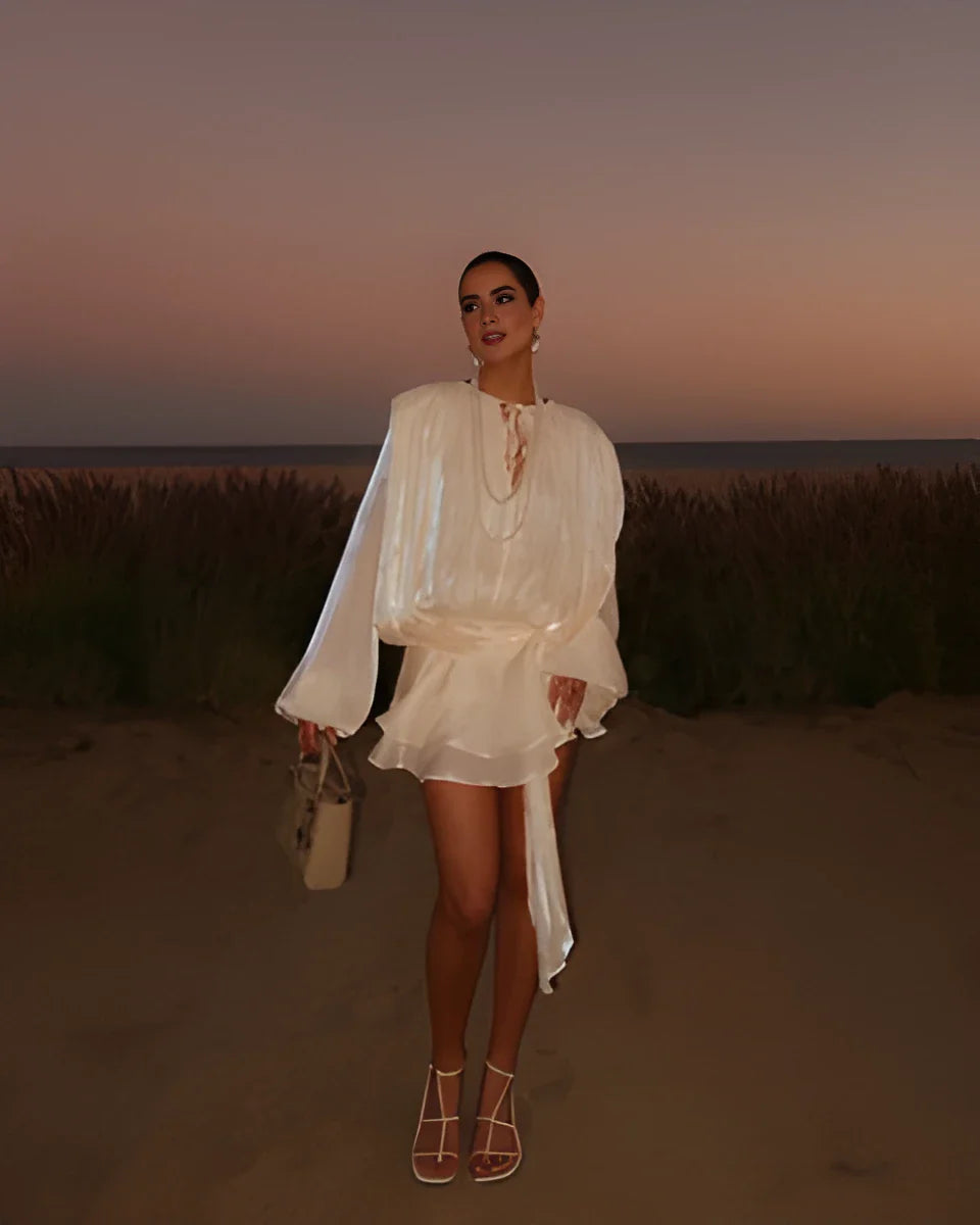 Étoile Drapée Elbise