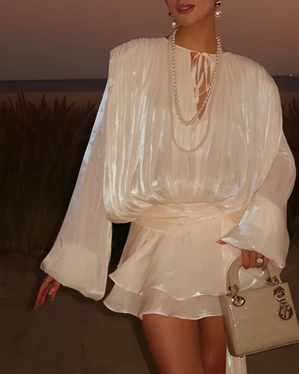 Étoile Drapée Elbise