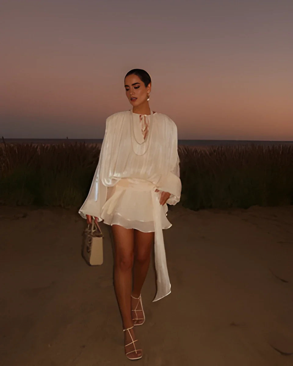 Étoile Drapée Elbise