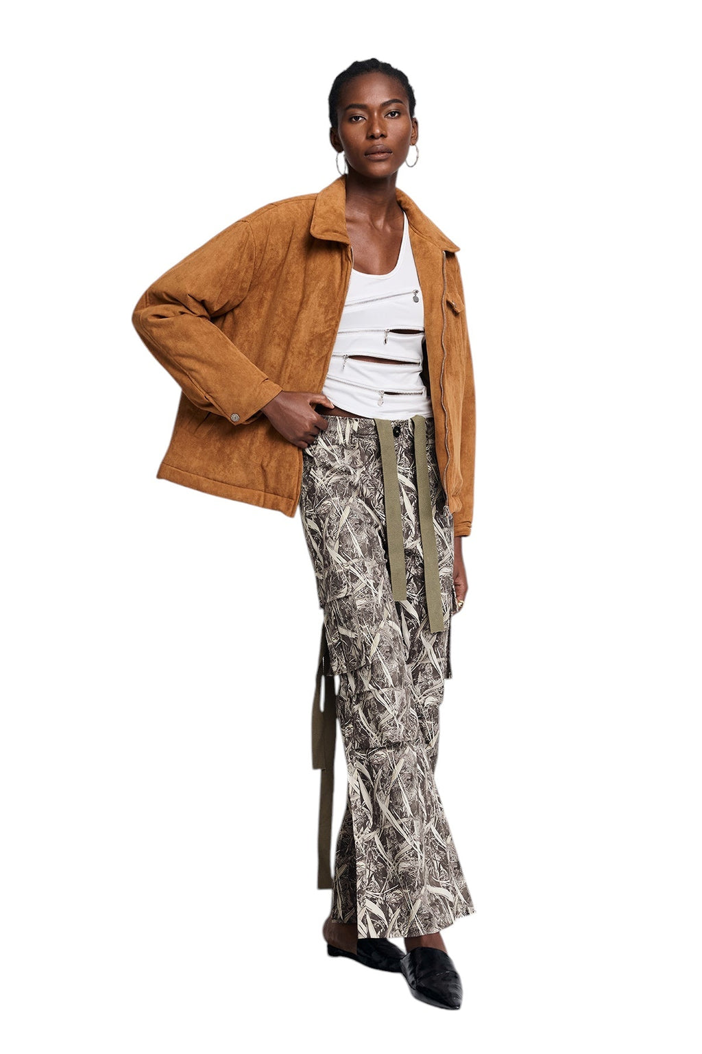 Desenli Cepli Kargo Pantolon