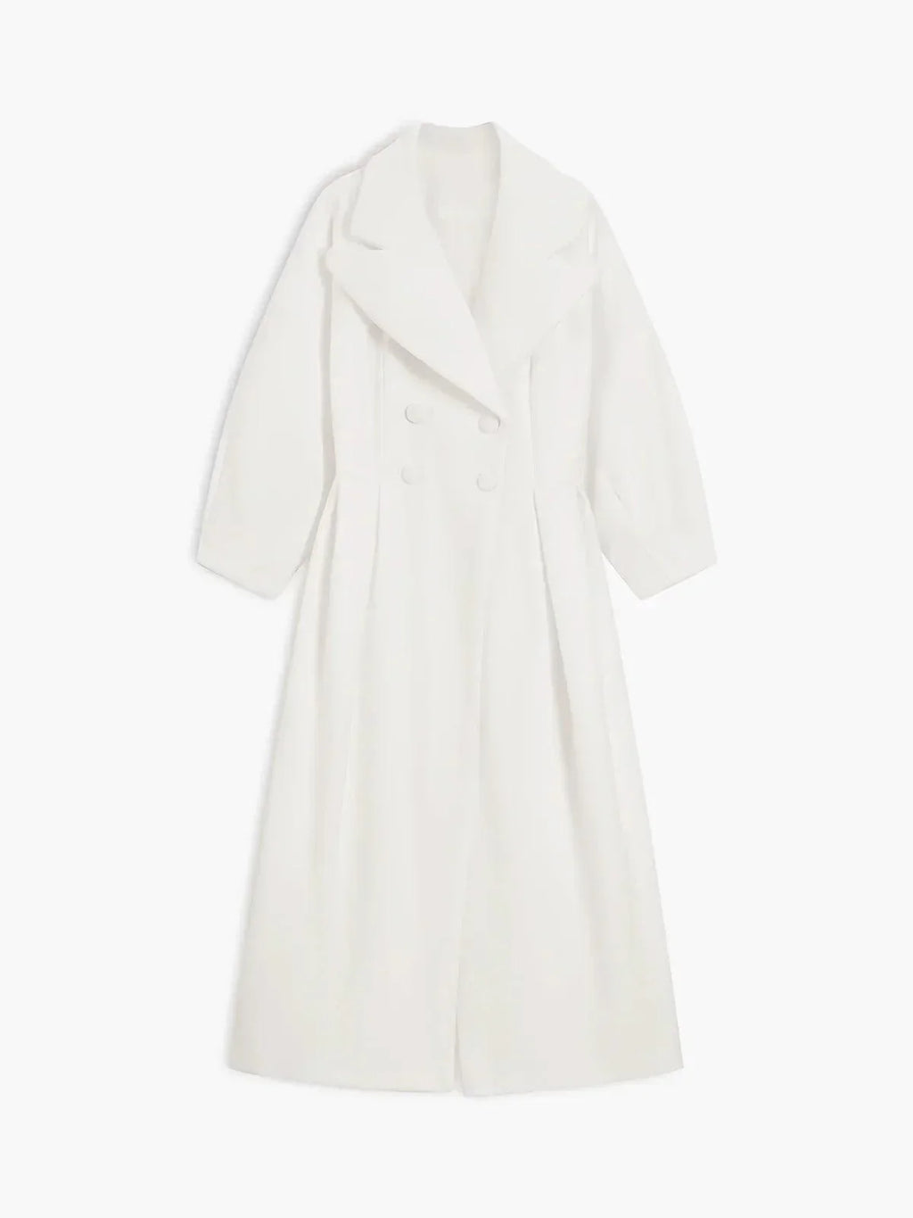 Aurora Şıklığı Uzun Kaşe Kaban