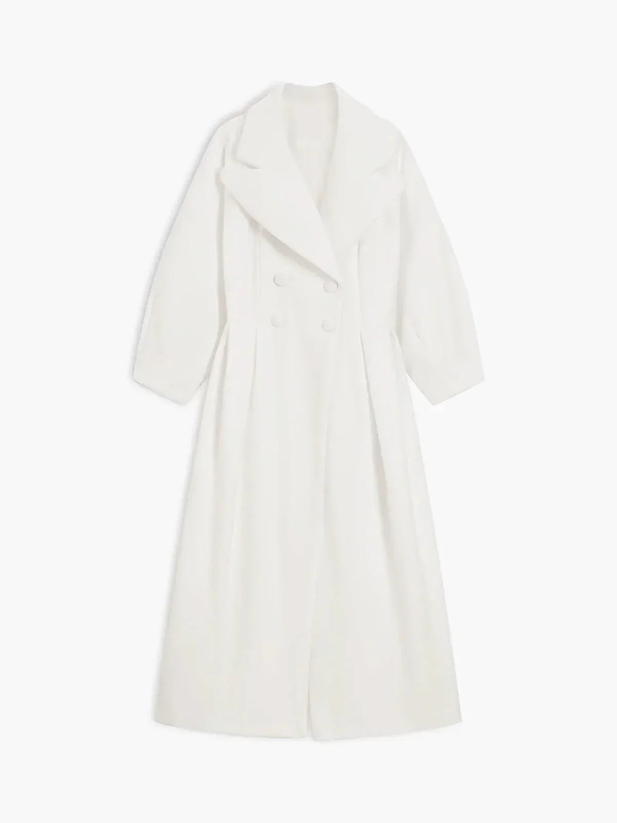 Aurora Şıklığı Uzun Kaşe Kaban