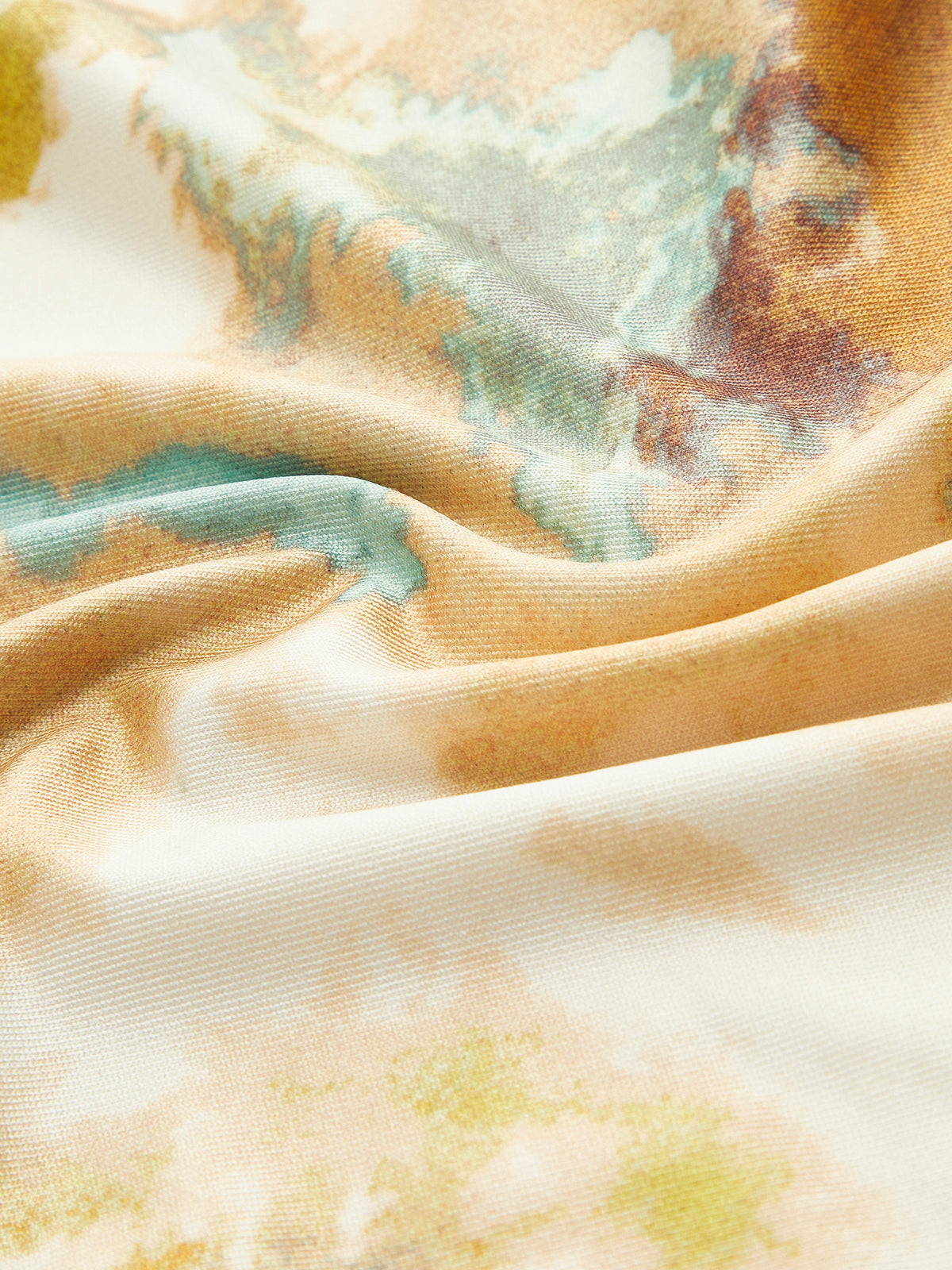 Asimetrik Plise Kesim Yırtmaçlı Cami Elbise