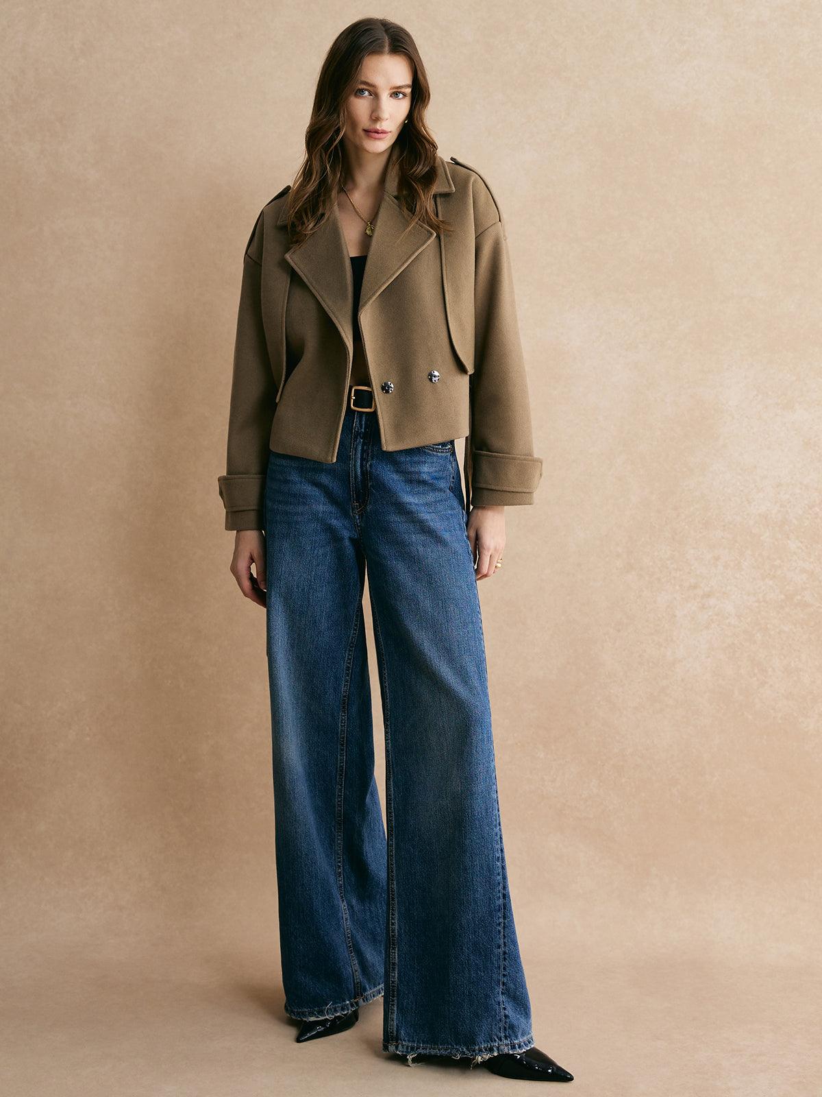 Olive Grace Cropped Ceket