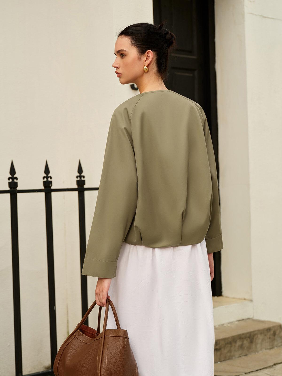 Olive Breeze Lightweight Ceket