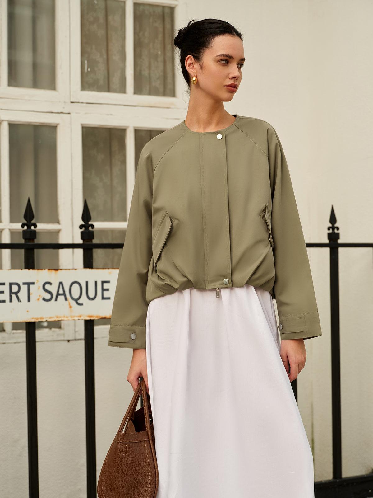 Olive Breeze Lightweight Ceket